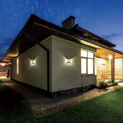 Draadloze LED Solar Wandspots Deluxe - Creëer de perfecte sfeer in jouw tuin!