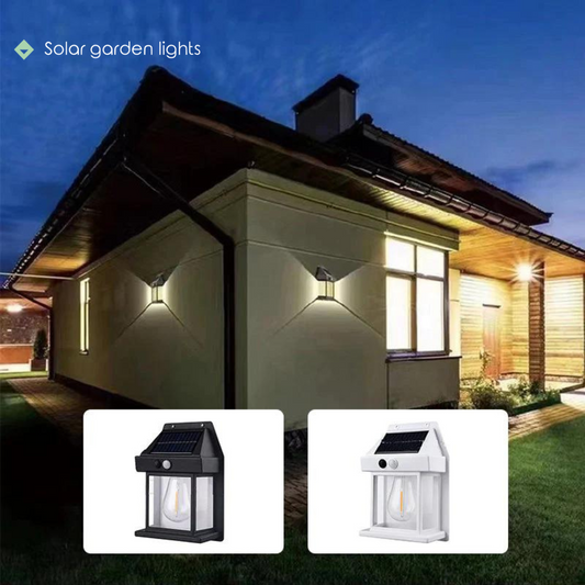 Draadloze LED Solar Wandverlichting Deluxe - Creëer de perfecte sfeer in jouw tuin!