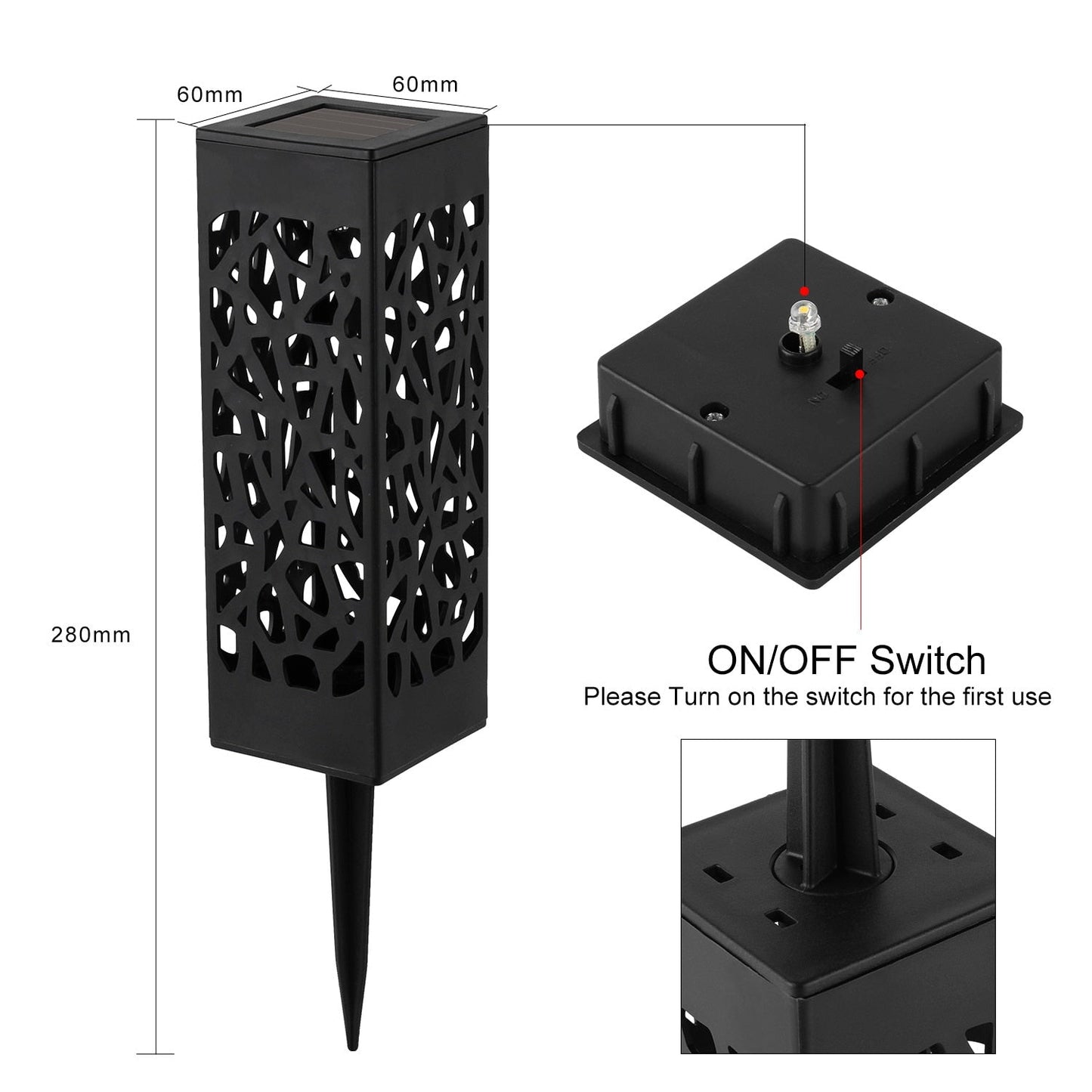 Luxury Solar Tuinlamp (4/6/8/12 lampen)