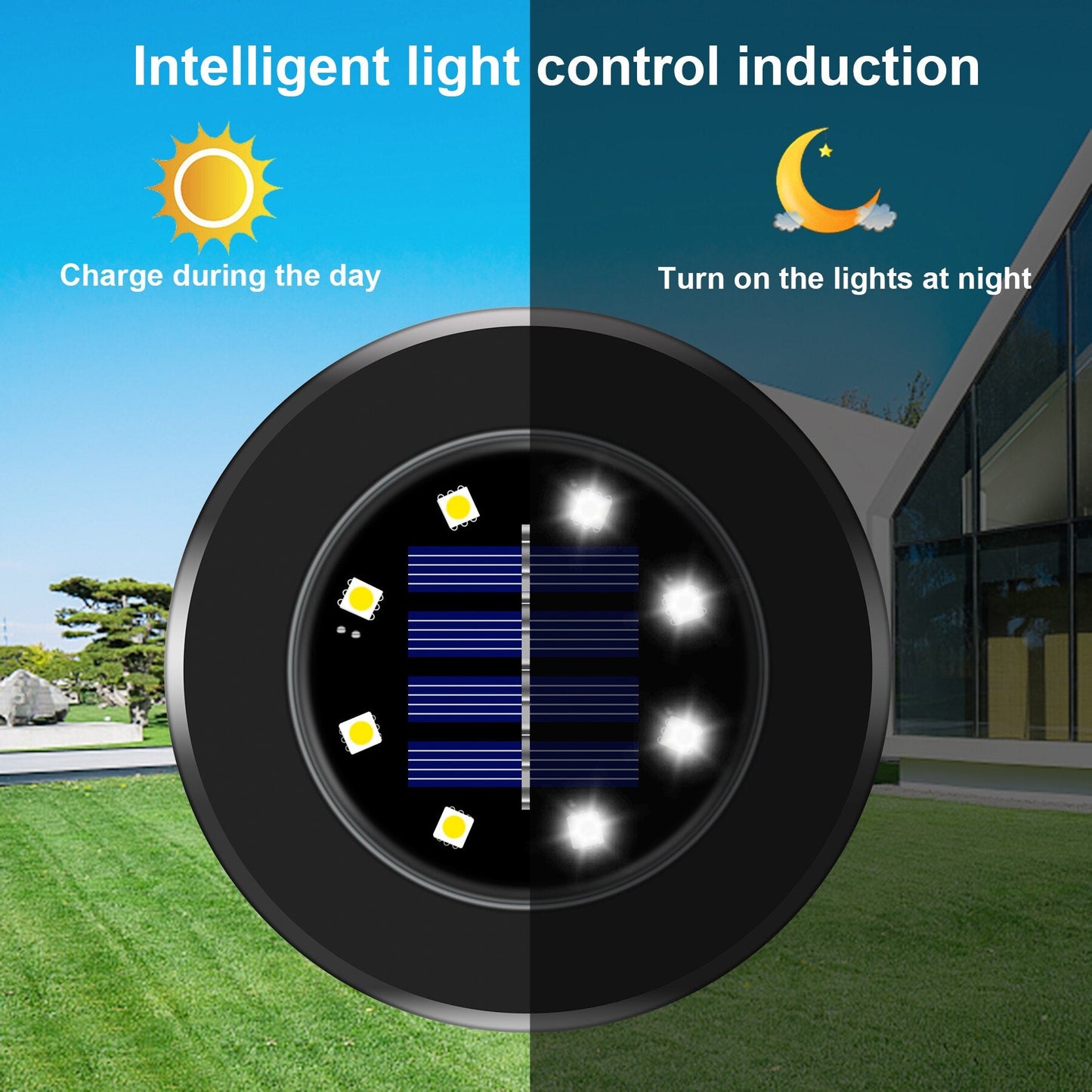 LED Solar Tuinlampen Deluxe (Black editie)  - Creëer een heerlijke sfeer in uw tuin!