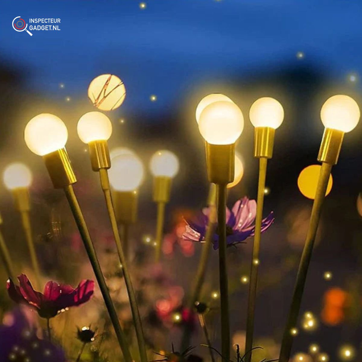 Draadloze Solar Fireflies - Creëer de perfecte sfeer in jouw tuin!