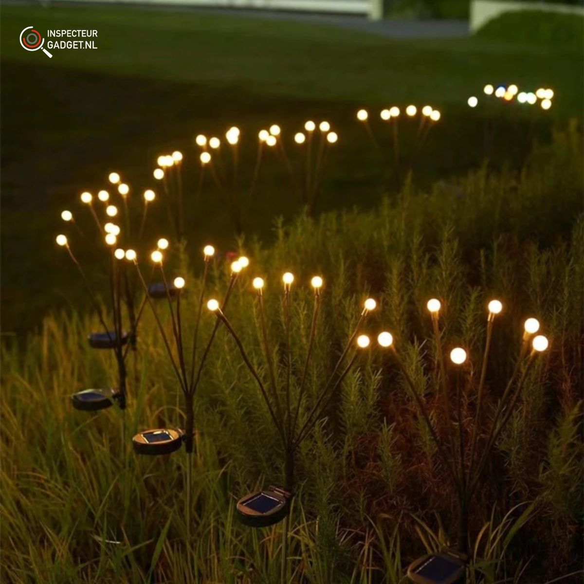 Draadloze Solar Fireflies - Creëer de perfecte sfeer in jouw tuin!