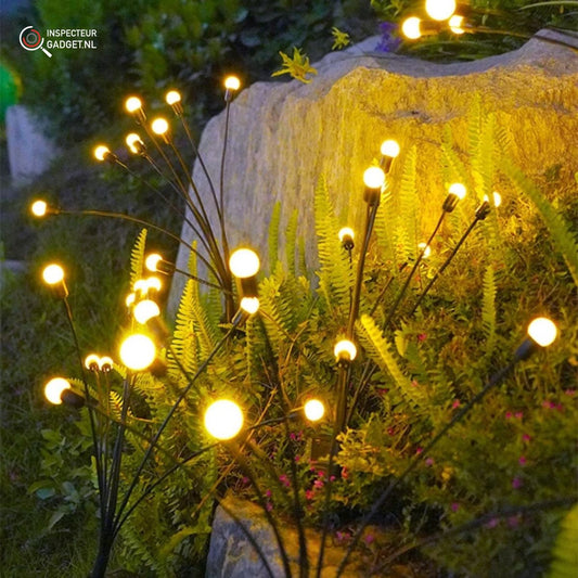 Draadloze Solar Fireflies - Creëer de perfecte sfeer in jouw tuin!