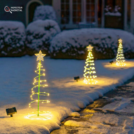 Draadloze Solar Kerstboom - Creëer de perfecte Kerstsfeer in jouw tuin!