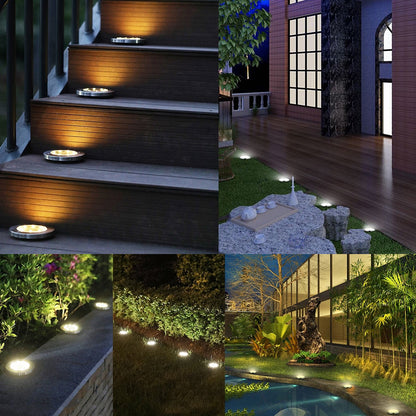 Draadloze LED Solar Tuinlampen Deluxe - Creëer de perfecte sfeer in jouw tuin!