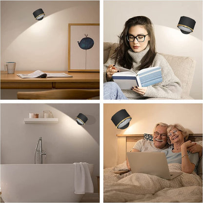 360° Walllight - Draadloze oplaadbare muurlamp